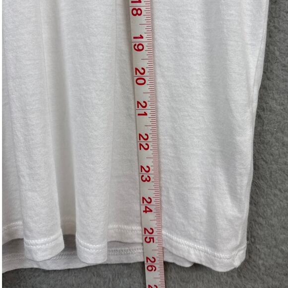 Vince Women's Pima Cotton Modal White Tee Shirt Size L NWOT Elevated Basics - Picture 4 of 7